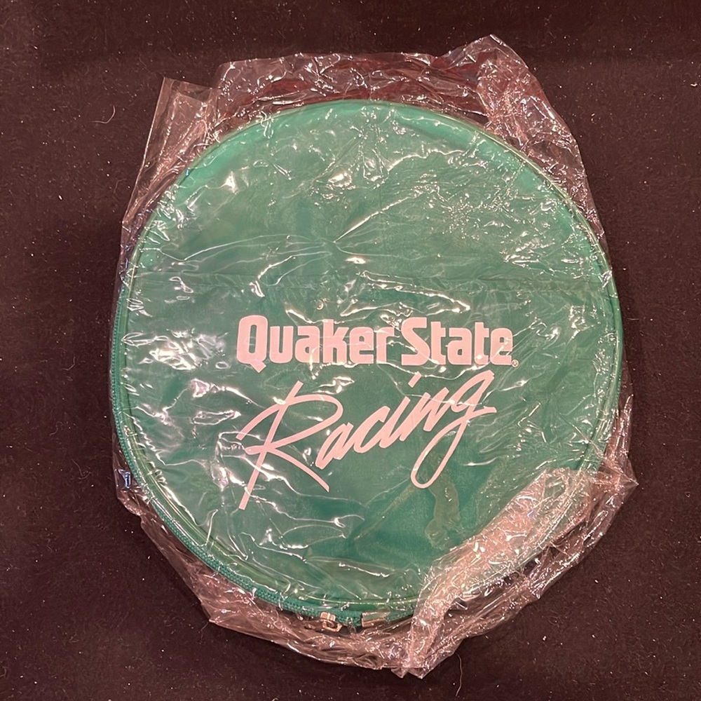 Quaker state racing green bag